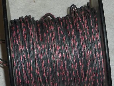 100ft Coil Western Electric 24g Cloth Covered PairBLACK / RED - BLACK • $58.95