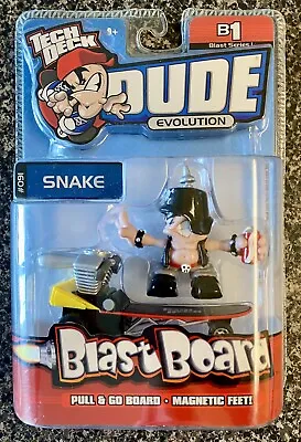 2004 Tech Deck Dude Evolution SNAKE #091 Blast Board B1 Series Brand New Sealed • $14.95