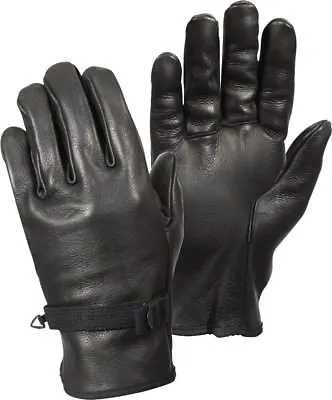 Black D-3A Type Military Genuine Leather Gloves • $22.99