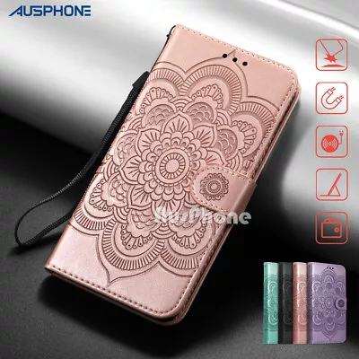 Mandala Flip Leather Wallet Case Cover For Samsung S21 S22 S23 Ultra S20 FE Plus • $11.99