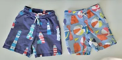 Boys LOT Of 2 Mini Boden Light House Beachball Swim Trunks Size 2-3y Pre-owned  • $27