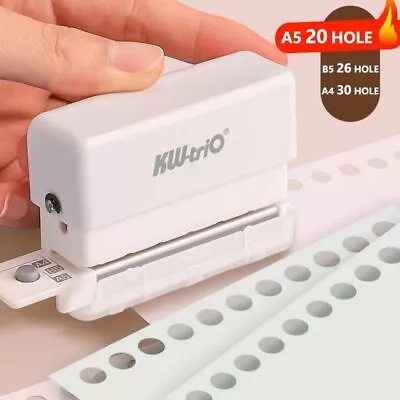 A5 Diy Standard A4 6 Holes Hole Puncher Punch Planner Loose Leaf Paper • $17.85