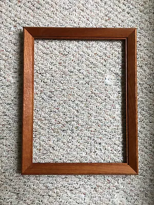 Great VTG 1970's-80's Solid Oak Wood Picture Frame  Holds  12  X 16 ;  VGUC • $23