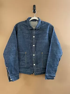 Levis Vintage Clothing LVC 1880 Triple Pleat Blouse Denim Jacket • $243