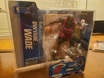 Dwyane Wade Miami Heat Figure (2005 Mcfarlane Series 9) Rare Red Jersey • $25.99