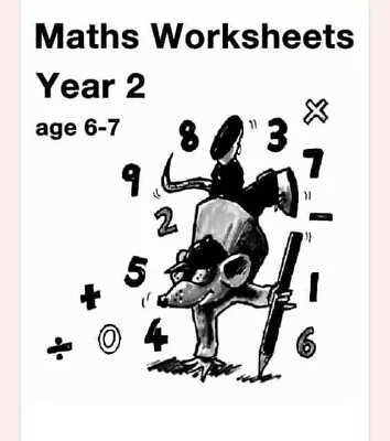 Maths Workbook Year 2 Ages 6-7 Key Stage 1. Digital(£2.99) / Paper Copy(£45.95). • £2.99