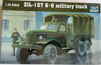 Trumpeter 01001 ZIL-157 6X6 Military Truck 1:35 • $16