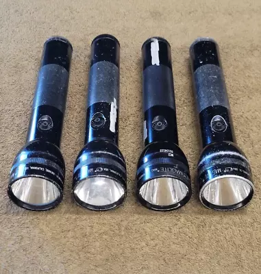 4 Maglite Mag-Lite Led Flashlight 10  DL2 D Cell • $73