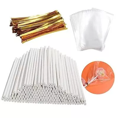 1200 Pcs Cake Pop Sticks And Wrappers Kit Lollipop Sticks Including 400ct 6  • $34.53