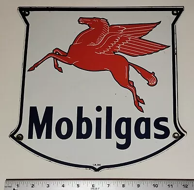 Rare Vintage Original 1956 Mobilgas Flying Pegasus POS Sign • $1200