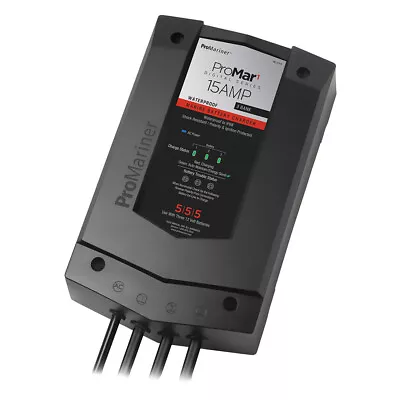 ProMariner ProMar1 DS Digital - 15 Amp - 3 Bank Charger • $189.99