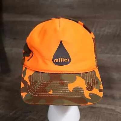 Miller Welding? Orange Camo Equipment Logo Unisex Adult Cap Hat Baseball • $7.20