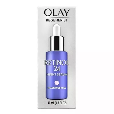 $19.73 • Buy Olay Regenerist Retinol 24 Night Facial Serum Fragrance Free- 1.3 Fl Oz