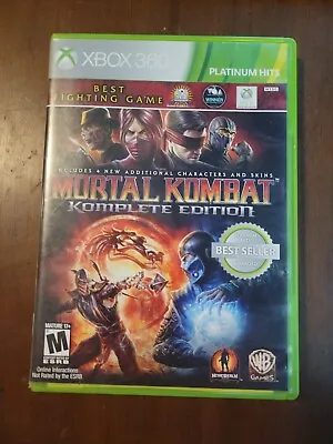 $30 • Buy Mortal Kombat -- Komplete Edition (Microsoft Xbox 360, 2012)