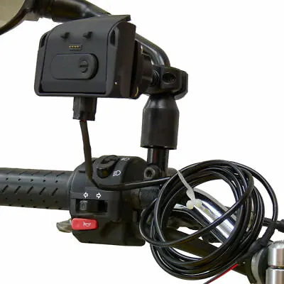 £82.99 • Buy BuyBits Hardwire Powered Motorcycle Mirror Mount Dock For TomTom Rider PRO