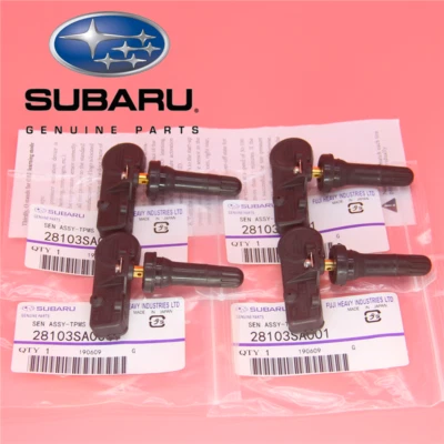 $78.40 • Buy New 4PCS TPMS Tire Air Pressure Sensors 28103SA001 28103AJ00A For Subaru WRX