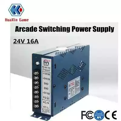 16A Arcade Switching Power Supply 110/220V W/-5 Jamma Multicade 8 Liner And More • $21