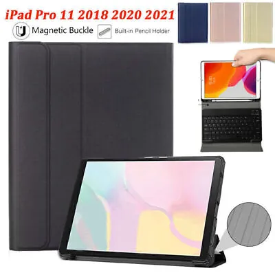 $24.55 • Buy For IPad 5/6/7/8/9/10th Gen Air 4/5 Pro 11  Leather Smart Case Cover W/ Pen Slot