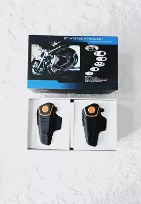 Yideng Bluetooth Headset Intercom Motorcycle Helmet Interphone BT-S2 2Pack • $34.99