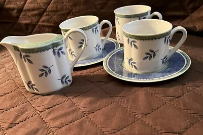 Villeroy & Boch SWITCH 3 ..CREAMER 3 TEACUPS AND 2 SAUCERS.   Lightly Used • $36.99