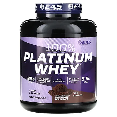 100% Platinum Whey Chocolate Ice Cream  5 Lb (2.26 Kg) • $74.95