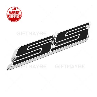 For Camaro SS 3D Letter Fender Grille Bumper Lid Logo Emblem Badge ZL1 Z28 Black • $9.99