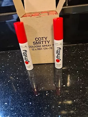 60g/60ml Vintage Perfume Coty Smitty Cologne Purse Spray 5g X 12   • £15