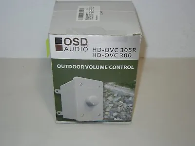 $45.87 • Buy Osd Audio Hd-ovc-305r Rotary Knob Outdoor Weather Resistant Volume Control Grey