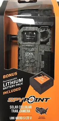 $99.99 • Buy Spypoint LINK-MICRO-S-LTE-V Cellular Trail Camera