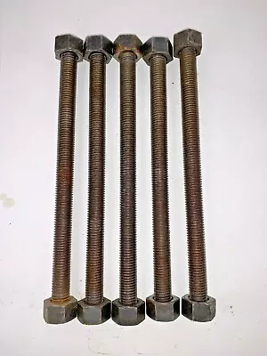 $35 • Buy All Thread Rod, B7, 3/4 -10 Thread, 12  Length, (10) 3/4 -10 Hex Nut, Lot Of 5