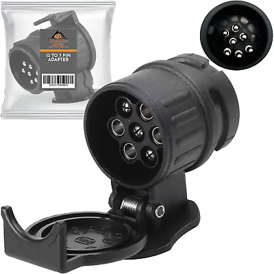 Xtremeauto 13 To 7 Pin Trailer Electric Towing Converter Tow Plug Adaptor Socket • £7.90