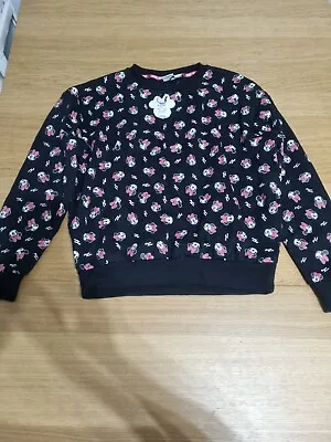 BNWT Minnie Mouse Size 10/12 Black Jumper • £6.50