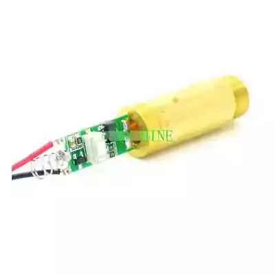 650nm 200mW Red Laser Dot Module Cable W/ 3V-4.2V & Burning Matches • £28.32