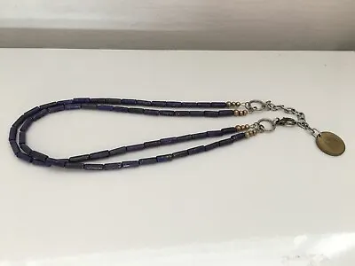 Handmade Double-strand Genuine Lapis Lazuli Necklace • $20.99