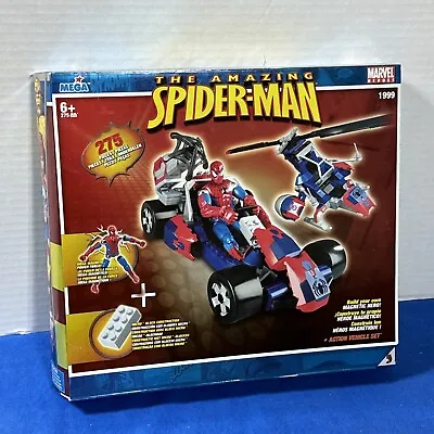 New Mega Bloks Marvel Amazing Spider-Man Action Vehicle Set 1999 Magnetic Hero • $39.99