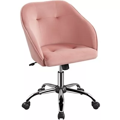 Makeup Vanity Chair Cute Swivel Desk Chair Adjustable Height For Home Office P • £30