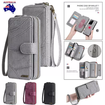 For Samsung A13 A14 A22 A32 A34 A51 A73 Detachable Magnetic Leather Wallet Case • $6.89