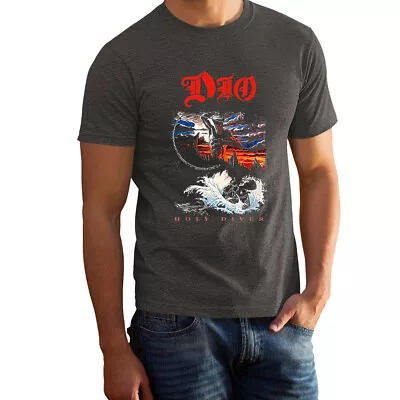 VINTAGE FEEL - DIO 1983 Merch Faded Grey Color Rock Band T-Shirt 100134GG • $20.97