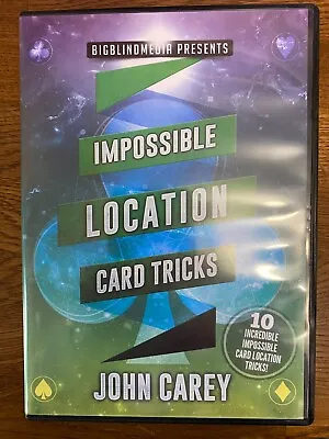 £4 • Buy Impossible Location Card Tricks - DVD - John Carey - Big Blind Media