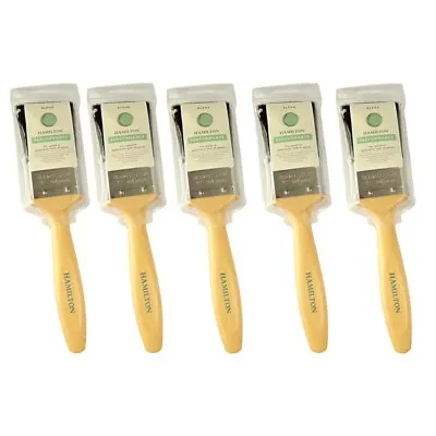 🔥5 X Hamilton Performance Natural Bristle Blend Paint Brush Set  2  Bargain  • £15.99