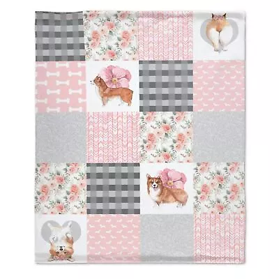 Flower Dachshund Blanket Soft Lightweight Flannel Blanket Gift For Women Todd... • $23.68