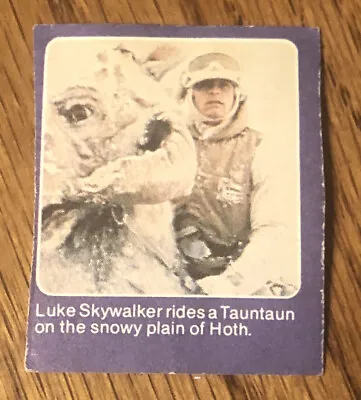 Vintage Dixie Cup Story Cards Star Wars Empire Strikes Back  1981 1 Card! • $7.50