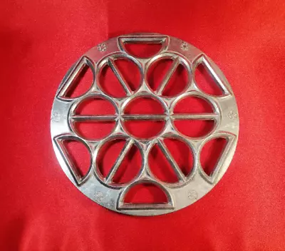 Vintage Round Dumplings Mold Aluminum Vareniki Cutter Making Pierogi Metal • $42