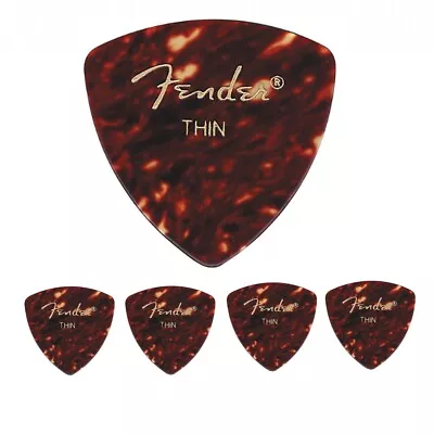 Fender Celluloid Guitar Picks  Rounded Triangle 346 Shell Thin - 5 Picks • $8.32