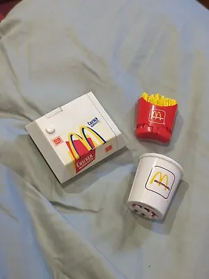 (3) Vintage 1987 90 & 99 McDonalds Transformer Food Fries Drink McNuggets • $15