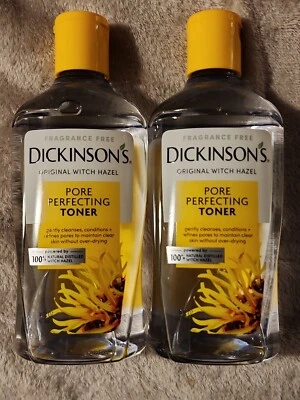 $15.99 • Buy Dickinson's Original Witch Hazel Pore Perfecting Toner 16 Oz (Pack Of 2 Bottles)