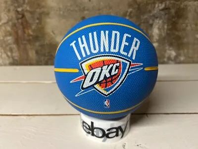 Oklahoma City Thunder Mini Basketball 7  Souvenir Rubber Ball NBA OKC Spalding • $29.99