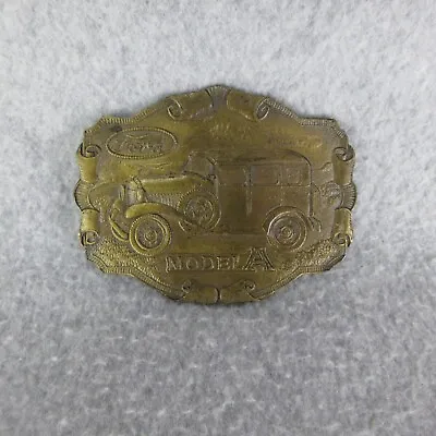 Ford Model A Vintage Belt Buckle Brass • $14