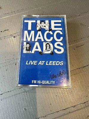 The Macc Lads - Live At Leeds - Cassette 1988 FM Records EX Condition • £12