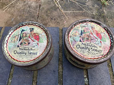 £12 • Buy 1936 Mackintosh Quality Street Tins X2 Mancave